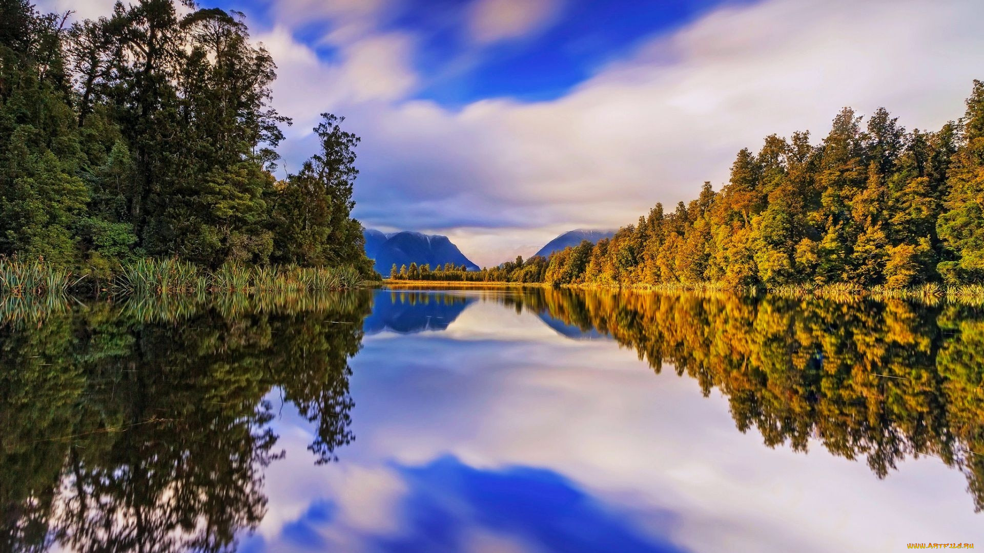 lake matheson, southern alps, new zealand, , , , lake, matheson, southern, alps, new, zealand